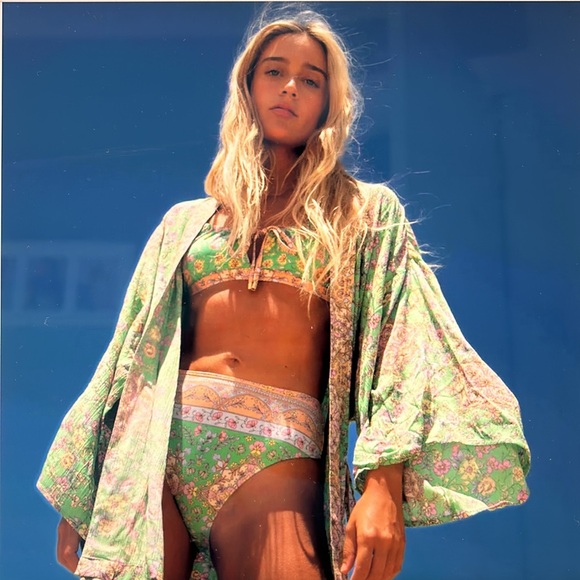 Billabong Loveland 2 Kimono Beach Cover Up Size S/M Like New - Picture 4 of 4